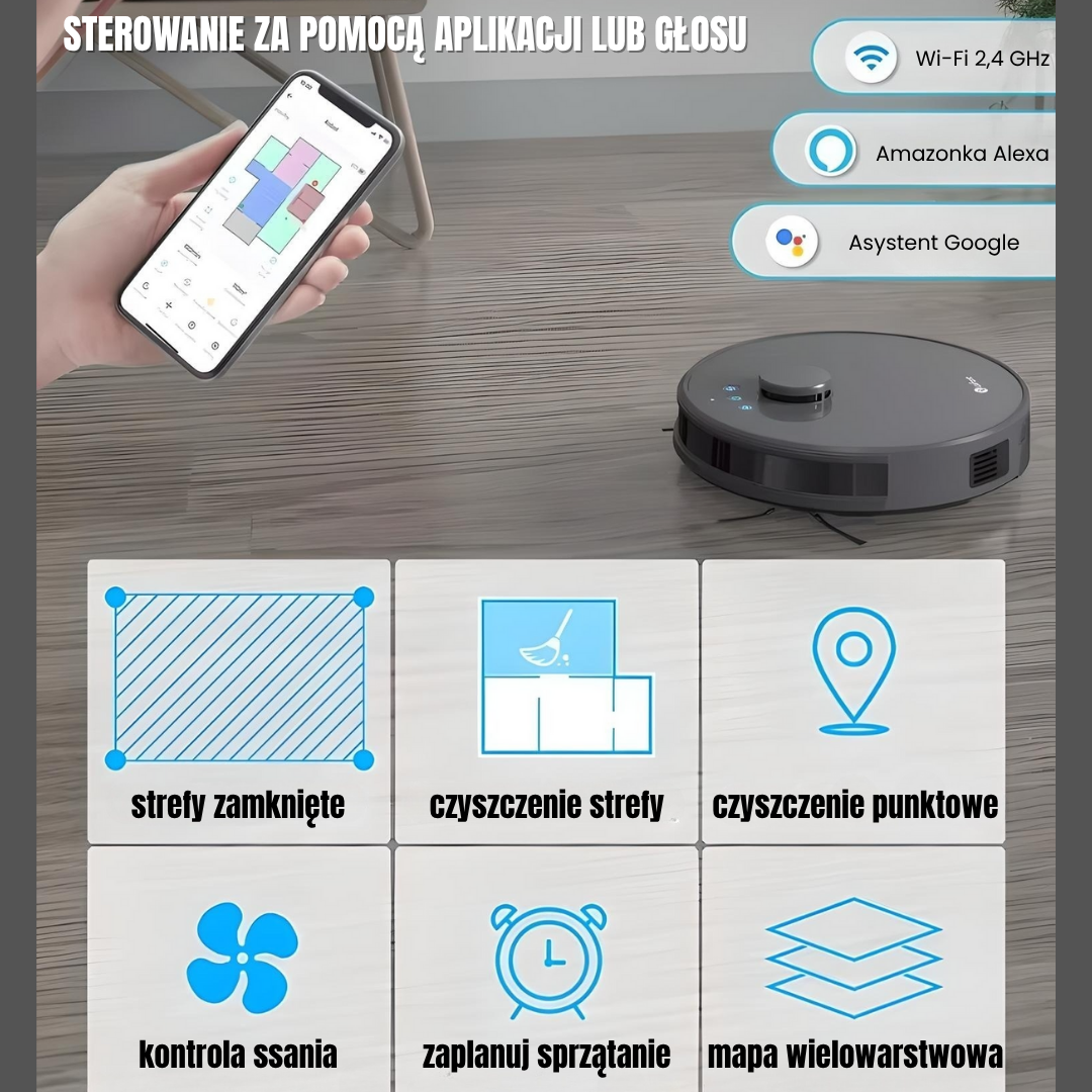 Inteligentny Robot 3w1 – CleanPro™