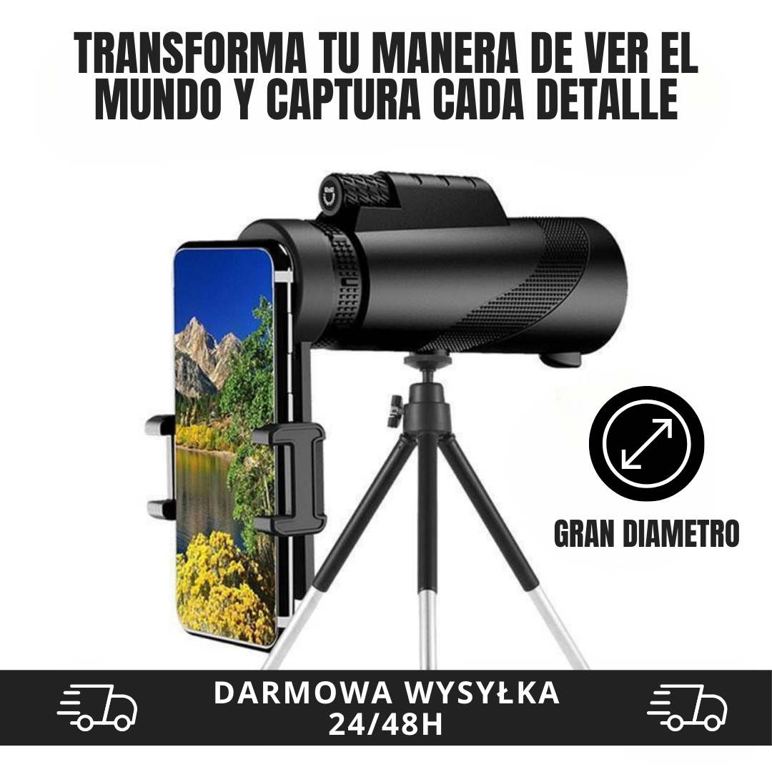 Teleskop z ruchomym statywem