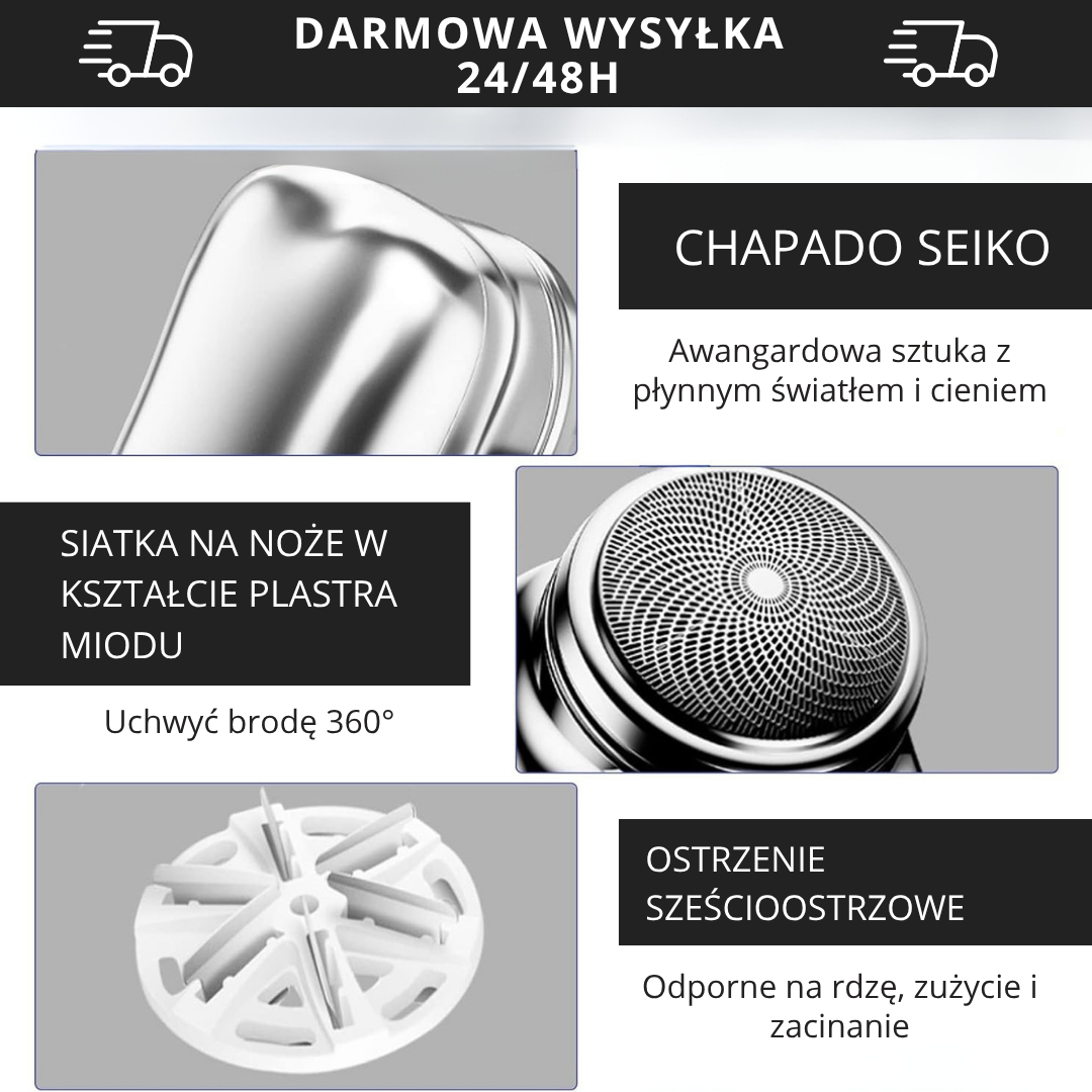 Przenośna mini golarka elektryczna