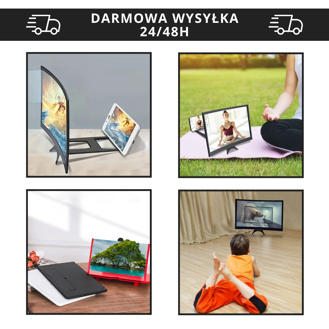 Wzmacniacz do zakrzywionego ekranu