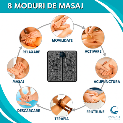 Masażer do stóp EMS Footie® z 8 trybami i 19 prędkościami