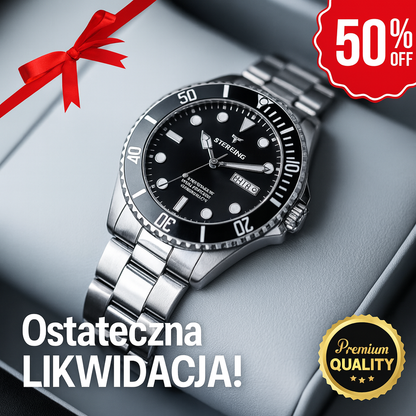 Szwajcarski Zegarek Oruss Sterling Ascend Submarine – Czarny Metalik