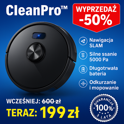 Inteligentny Robot 3w1 – CleanPro™