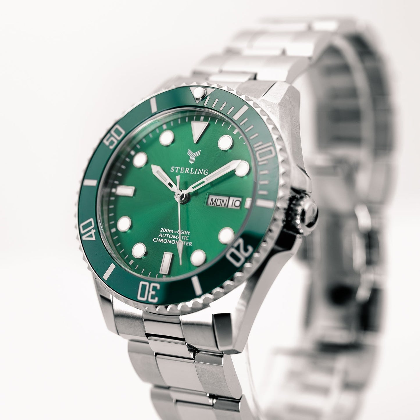Szwajcarski Zegarek Oruss Sterling Ascend Submarine – Zielony Metalik