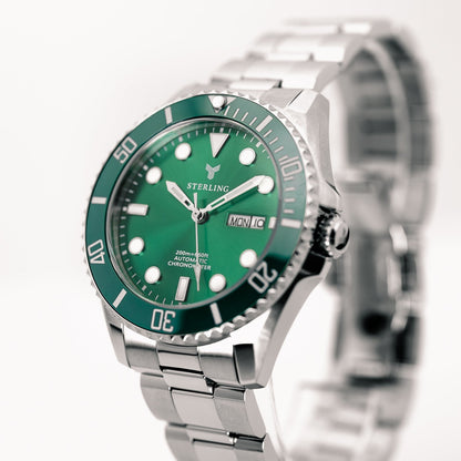 Szwajcarski Zegarek Oruss Sterling Ascend Submarine – Zielony Metalik