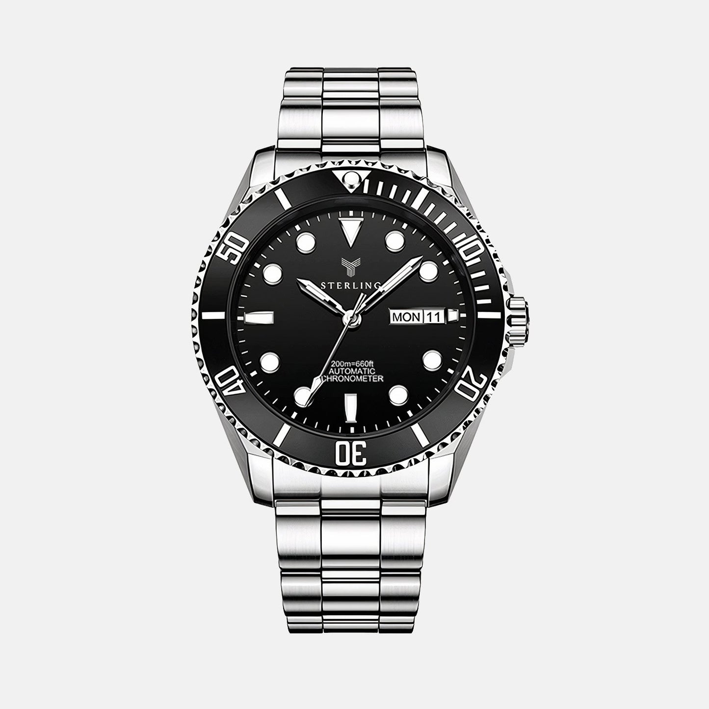 Szwajcarski Zegarek Oruss Sterling Ascend Submarine – Czarny Metalik