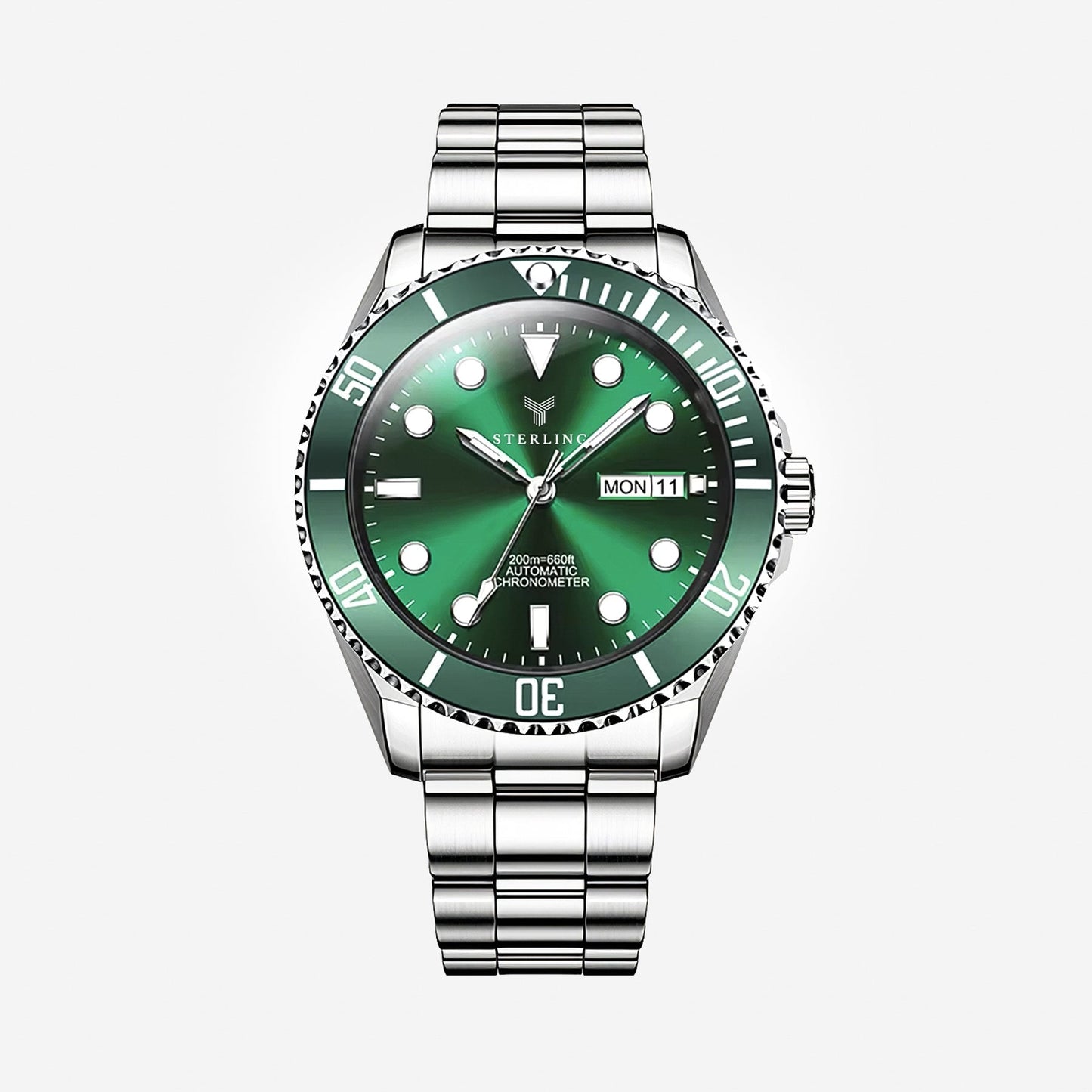 Szwajcarski Zegarek Oruss Sterling Ascend Submarine – Zielony Metalik
