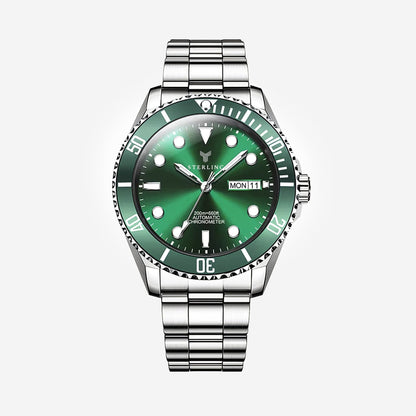 Szwajcarski Zegarek Oruss Sterling Ascend Submarine – Zielony Metalik