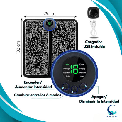 Masażer do stóp EMS Footie® z 8 trybami i 19 prędkościami